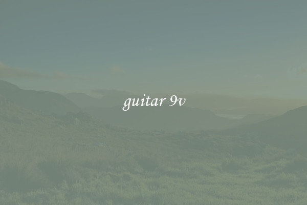 guitar 9v