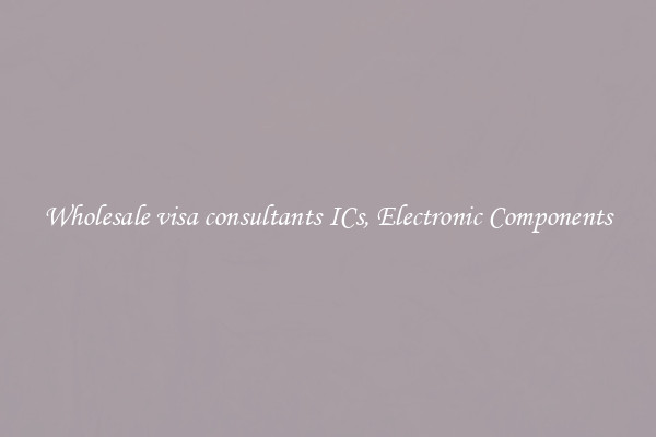 Wholesale visa consultants ICs, Electronic Components
