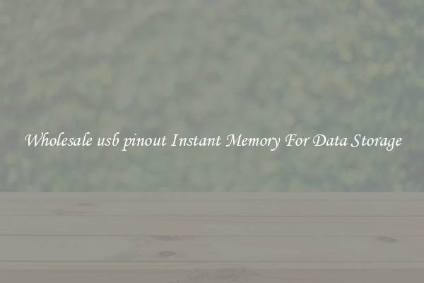 Wholesale usb pinout Instant Memory For Data Storage